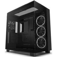 product-name:NZXT H9 Elite Premium Dual-Chamber Mid-Tower Tempered Glass Gaming Case w/ 3xF120 RGB Duo + F120Q Rear Fans & USB Type-C Port - Black,supplier-name:Mania Computer Store