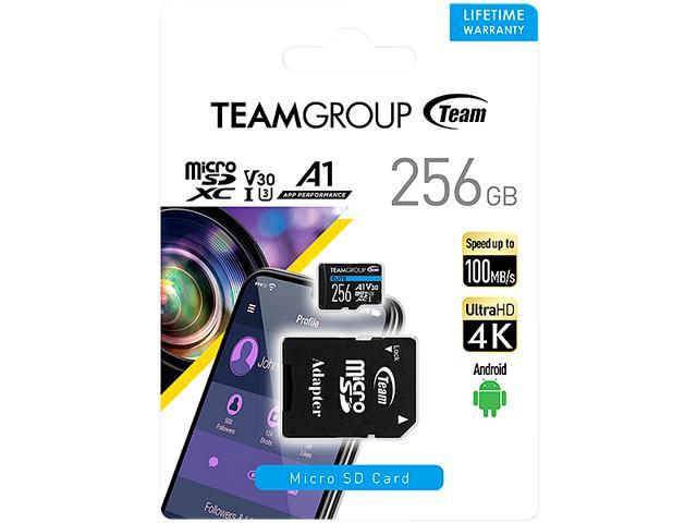 product-name:TeamGroup ELITE Micro SDXC UHS-I V30 A1 - 256GB 4K,supplier-name:Mania Computer Store