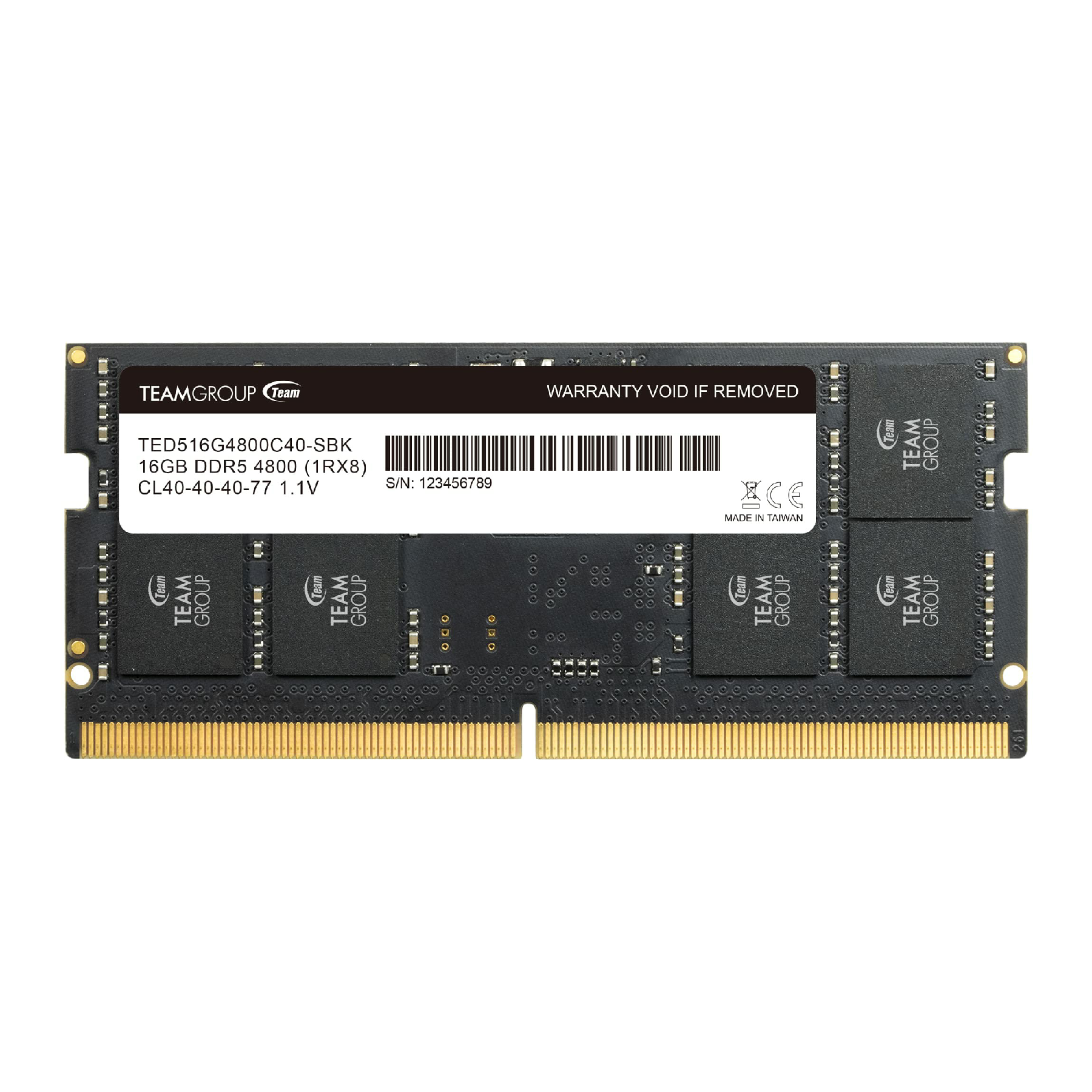 product-name:TeamGroup 16GB DDR5 4800MHz LAPTOP MEMORY,supplier-name:Mania Computer Store