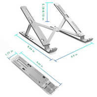 product-name:Ergonomic Adjustable Foldable Laptop Stand,supplier-name:Mania Computer Store