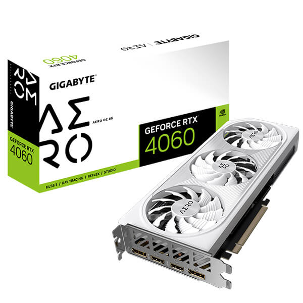 product-name:GIGABYTE GEFORCE RTX 4060 AERO OC 8GB GDDR6X Graphics Card,supplier-name:Mania Computer Store