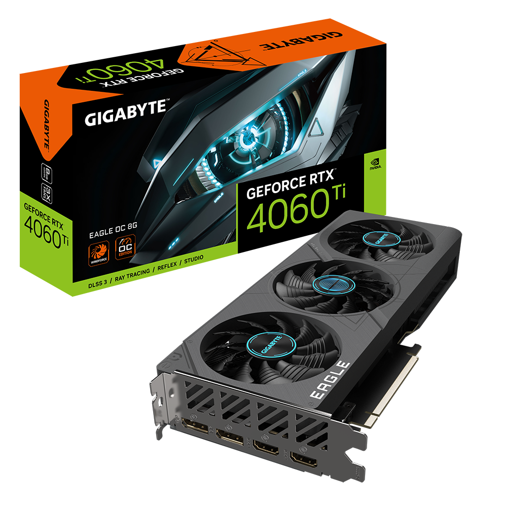 product-name:GIGABYTE GeForce RTX 4060 Ti Eagle 8GB GDDR6 - Graphics Card,supplier-name:Mania Computer Store