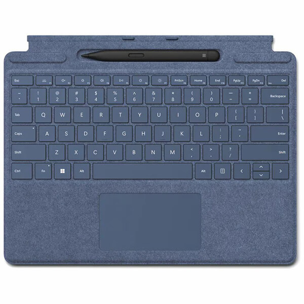 product-name:Microsoft Surface Pro Signature Keyboard For Pro 8, Pro 9, Pro X, With Slim Pen 2 English Arabic – Sapphire,supplier-name:Mania Computer Store