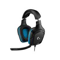 product-name:LOGITECH G431 7.1 SURROUND SOUND 50 MM DRIVERS MULTI-PLATFORM WIRED GAMING HEADSET - BLACK/BLUE,supplier-name:Number One Store