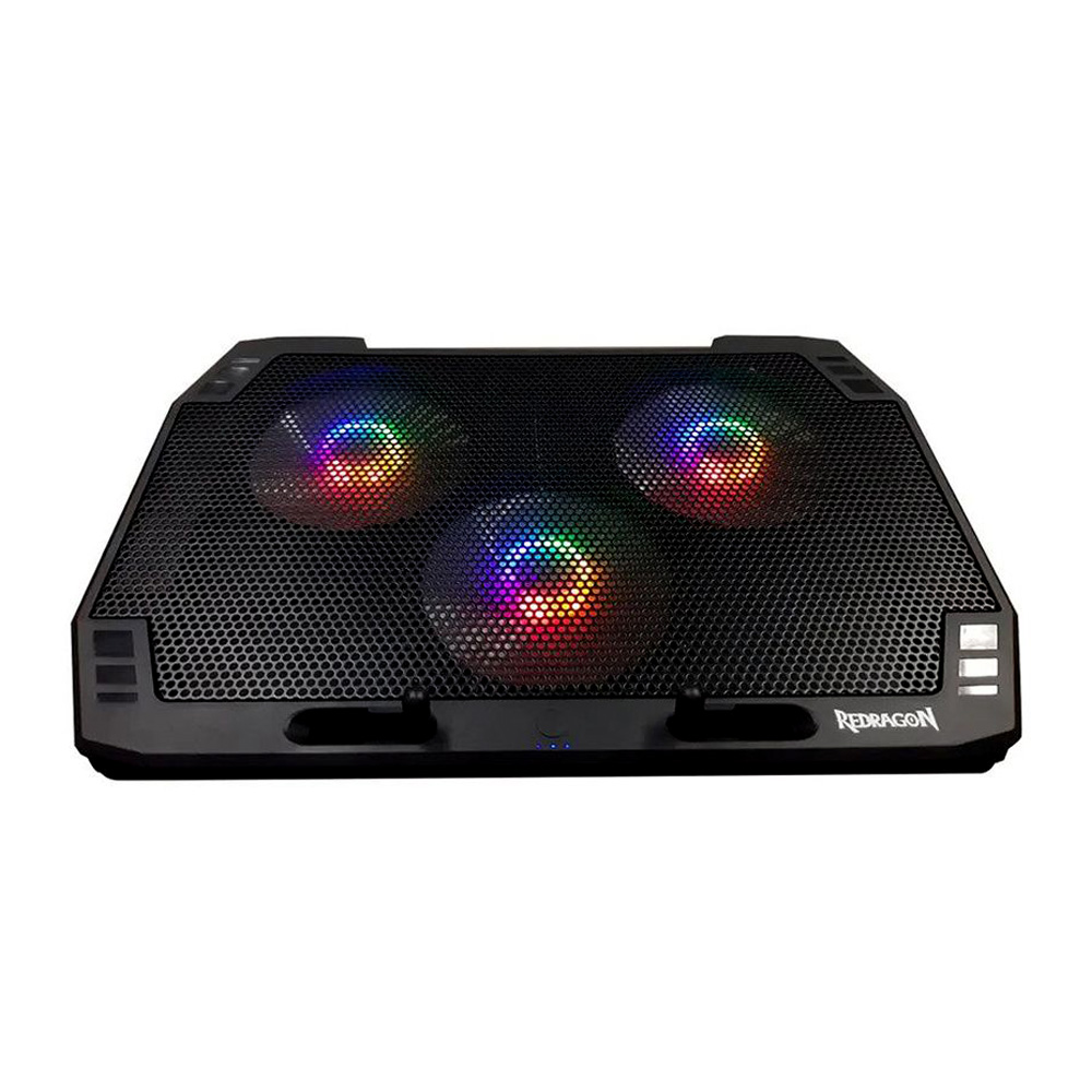 product-name:REDRAGON GCP511 INGRID RGB 3 FANS RGB LIGHT WITH FAN CONTROL BUTTON LAPTOP COOLER,supplier-name:Number One Store