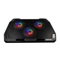 product-name:REDRAGON GCP511 INGRID RGB 3 FANS RGB LIGHT WITH FAN CONTROL BUTTON LAPTOP COOLER,supplier-name:Number One Store