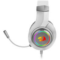 product-name:REDRAGON H260 HYLAS RGB 50 MM DRIVERS WIRED 3.55MM GAMING HEADSET WITH MIC - WHITE,supplier-name:Number One Store