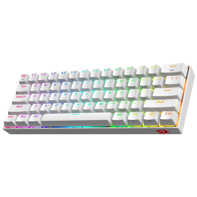 product-name:REDRAGON K530W RGB DRACONIC PRO 60% 61 KEYS WIRELESS 2.4GHZ/BT/WIRED MECHANICAL BROWN SWITCH GAMING KEYBOARD - WHITE,supplier-name:Number One Store