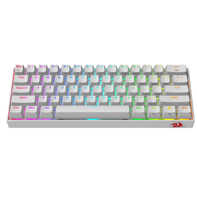 product-name:REDRAGON K530W RGB DRACONIC PRO 60% 61 KEYS WIRELESS 2.4GHZ/BT/WIRED MECHANICAL BROWN SWITCH GAMING KEYBOARD - WHITE,supplier-name:Number One Store