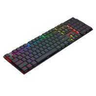 product-name:REDRAGON K535 RGB LED BACKLIT LOW PROFILE WIRED MACRO 104 KEYS RED SWITCHES MECHANICAL GAMING KEYBOARD,supplier-name:Number One Store