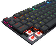 product-name:REDRAGON K535 RGB LED BACKLIT LOW PROFILE WIRED MACRO 104 KEYS RED SWITCHES MECHANICAL GAMING KEYBOARD,supplier-name:Number One Store