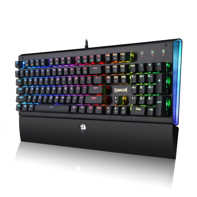 product-name:REDRAGON K569 ARYAMAN RGB BACKLIT 104 KEYS MECHANICAL GAMING KEYBOARD WITH WRIST REST,supplier-name:Number One Store