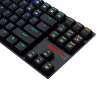 product-name:REDRAGON K607 LOW PROFILE 87 KEY TENKEYLESS RGB LED BACKLIT WIRED MECHANICAL GAMING KEYBOARD - BLACK,supplier-name:Number One Store