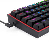 product-name:REDRAGON K617 RGB FIZZ RGB 60% WIRED MECHANICAL RED SWITCH GAMING KEYBOARD - BLACK,supplier-name:Number One Store