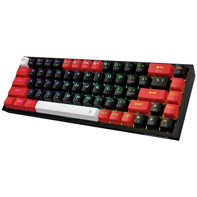 product-name:REDRAGON K631-PRO CASTOR PRO 65% RGB 3-MODE WIRELESS GAMING KEYBOARD - BLACK /RED/WHITE KEYCAPS,supplier-name:Number One Store