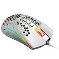 product-name:REDRAGON M808W-RGB STORM WIRED 12400 DPI HONEYCOMB GAMING MOUSE - WHITE,supplier-name:Number One Store