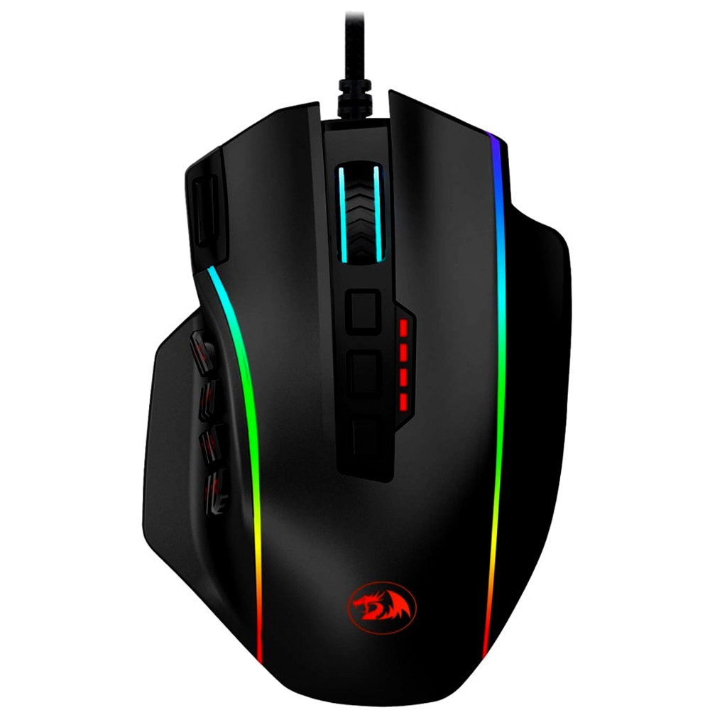 product-name:REDRAGON M901-K-2 PREDICTION 4 RGB MMO 12400 DPI 19 PROGRAMMABLE BUTTONS WIRED GAMING MOUSE - BLACK,supplier-name:Number One Store