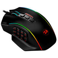 product-name:REDRAGON M901-K-2 PREDICTION 4 RGB MMO 12400 DPI 19 PROGRAMMABLE BUTTONS WIRED GAMING MOUSE - BLACK,supplier-name:Number One Store