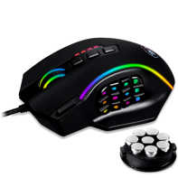 product-name:REDRAGON M901-K-2 PREDICTION 4 RGB MMO 12400 DPI 19 PROGRAMMABLE BUTTONS WIRED GAMING MOUSE - BLACK,supplier-name:Number One Store