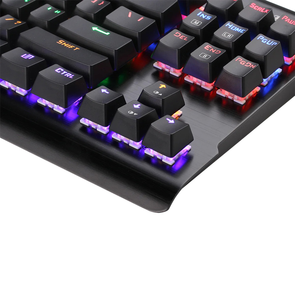 product-name:REDRAGON VISNU K561 ANTI-GHOSTING 87 KEYS RGB BACKLIT WIRED MECHANICAL GAMING KEYBOARD - BLACK,supplier-name:Number One Store