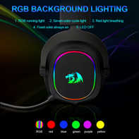 product-name:REDRAGON ZEUS-X H510 RGB 7.1 SURROUND SOUND MEMORY FOAM EAR PADS - 53MM DRIVERS WIRED GAMING HEADSET,supplier-name:Number One Store