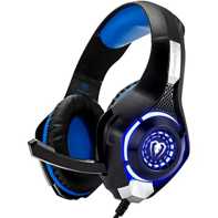 product-name:BEEXCELLENT GM1 WIRED 3.5MM OVER-EAR PRO GAMING HEADSET DEEP SOUND WITH LED LIGHTING AND MICROPHONE - BLUE,supplier-name:Number One Store