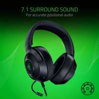 product-name:RAZER KRAKEN X USB ULTRALIGHT 7.1 SURROUND GREEN LOGO LIGHTING,supplier-name:Number One Store