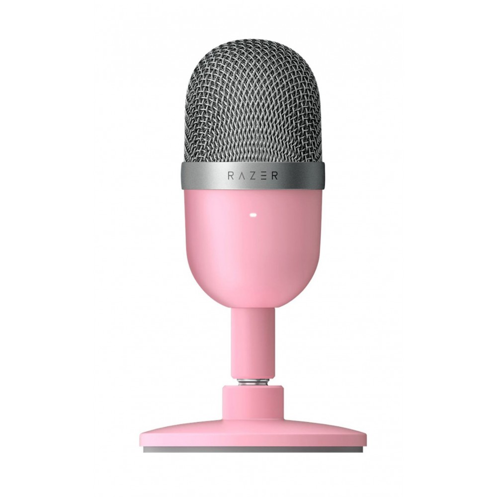 product-name:RAZER SEIREN MINI ULTRA-PRECISE ULTRA COMPACT TILTING STAND USB CONDENSER MICROPHONE - QUARTZ PINK,supplier-name:Number One Store