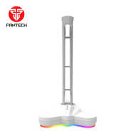 product-name:FANTECH TOWER AC3001S SPACE EDITION TRIANGULAR BASE 10 RGB MODE HEADSET STAND - WHITE,supplier-name:Number One Store