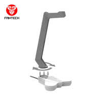 product-name:FANTECH TOWER AC3001S SPACE EDITION TRIANGULAR BASE 10 RGB MODE HEADSET STAND - WHITE,supplier-name:Number One Store