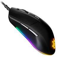 product-name:STEELSERIES RIVAL 3 OPTICAL SENSOR BRILLIANT PRISM RGB WIRED GAMING MOUSE - BLACK,supplier-name:Number One Store