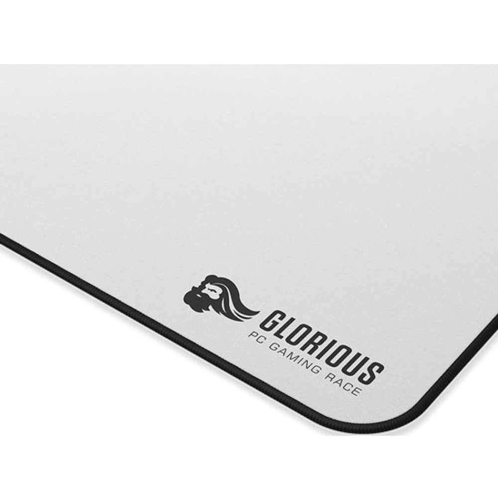 product-name:GLORIOUS 3XL PRO GAMING CLOTH STITCHED EDGES MOUSE PAD LARGE (122X60CM )»(122*60cm)»White,supplier-name:Number One Store