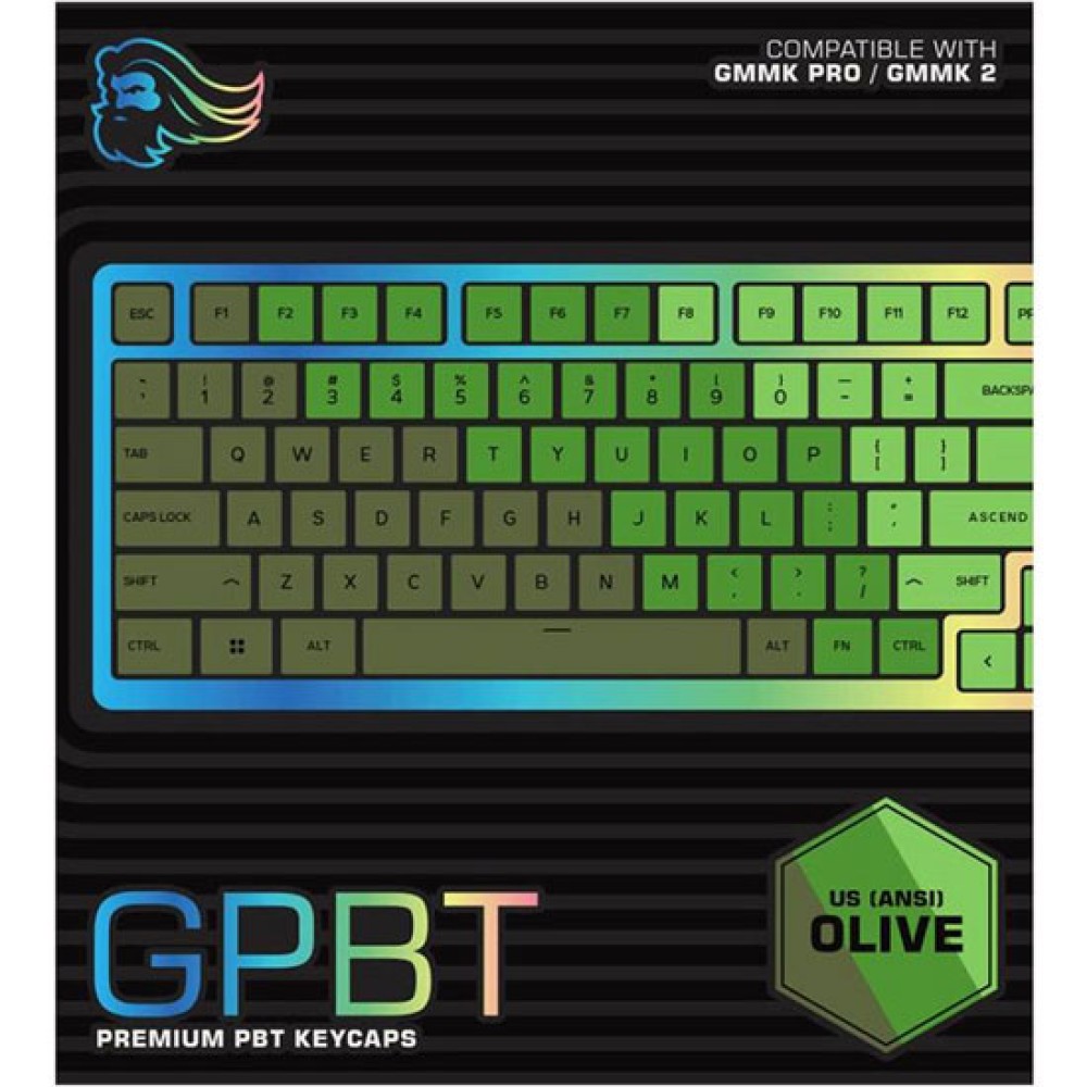 product-name:GLORIOUS GPBT PREMIUM PBT KEYCAPS»OLIVE,supplier-name:Number One Store