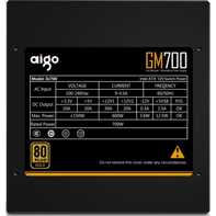 product-name:AIGO GM700 80+ GOLD 700W 140MM HYDRAULIC BEARING PWM FAN FULL MODULAR ALTERNATING POWER SUPPLY - BLACK,supplier-name:Number One Store