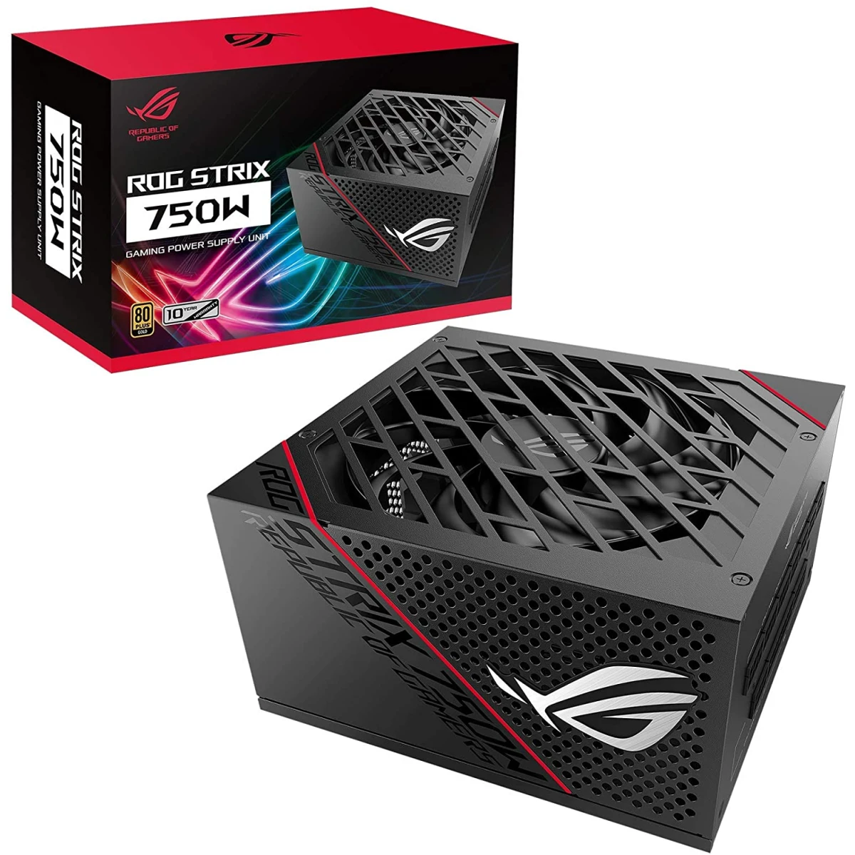 product-name:ASUS ROG Strix 750 Fully Modular 80+ Gold 750W 0dB Axial Tech Fan,supplier-name:Mania Computer Store