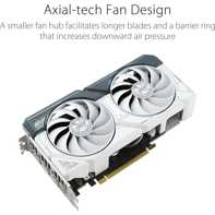 product-name:ASUS Dual GeForce RTX™ 4060 OC Edition 8GB GDDR6 PCIe 4.0 DLSS 3 Axial-tech Fan Design 0dB Technology - White,supplier-name:Mania Computer Store