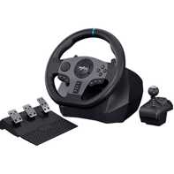 product-name:PXN V9 STEERING WHEEL PC GAMING RACING WHEEL , DRIVING WHEEL VOLANTE PC 270/900 DEGREE VIBRATION AND SHIFTER WITH PEDALS FOR PC,XBOX,NINTENDO SWITCH,PS3,PS4,XBOX SERIES S/X,supplier-name:Number One Store