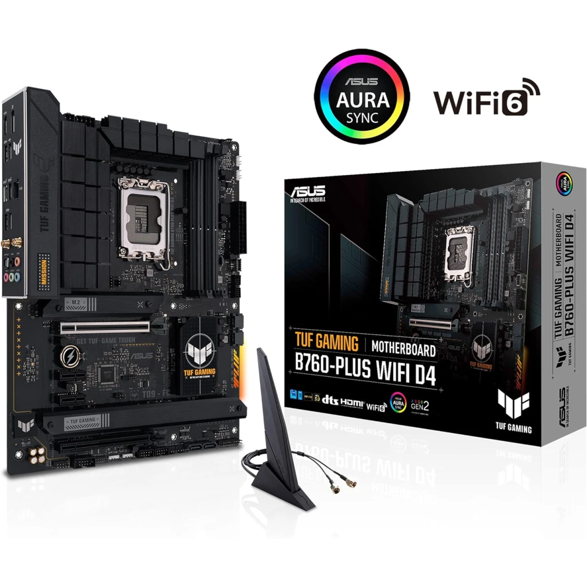 product-name:ASUS TUF GAMING B760-PLUS WIFI DDR5 Intel B760 LGA 1700 ATX PCIe 5.0 3x PCIe 4.0 M.2 2.5Gb Ethernet USB 3.2 Gen 2x2 Type-C,supplier-name:Mania Computer Store