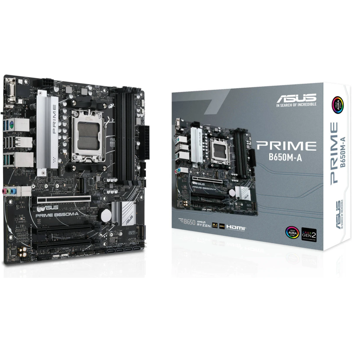 product-name:ASUS Prime B650M-A AM5 For Ryzen 7000 PCIe 5.0 2x M.2 2.5Gb LAN USB 3.2 Gen 1 Type-C® Mainboard,supplier-name:Mania Computer Store