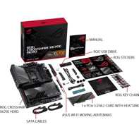 product-name:ASUS ROG Crosshair X670E Hero WiFi 6E DDR5 AM5 Ryzen 7000 PCIe® 5.0 5xM.2 Slots USB 3.2 Gen 2x2 USB4 Mainboard,supplier-name:Mania Computer Store