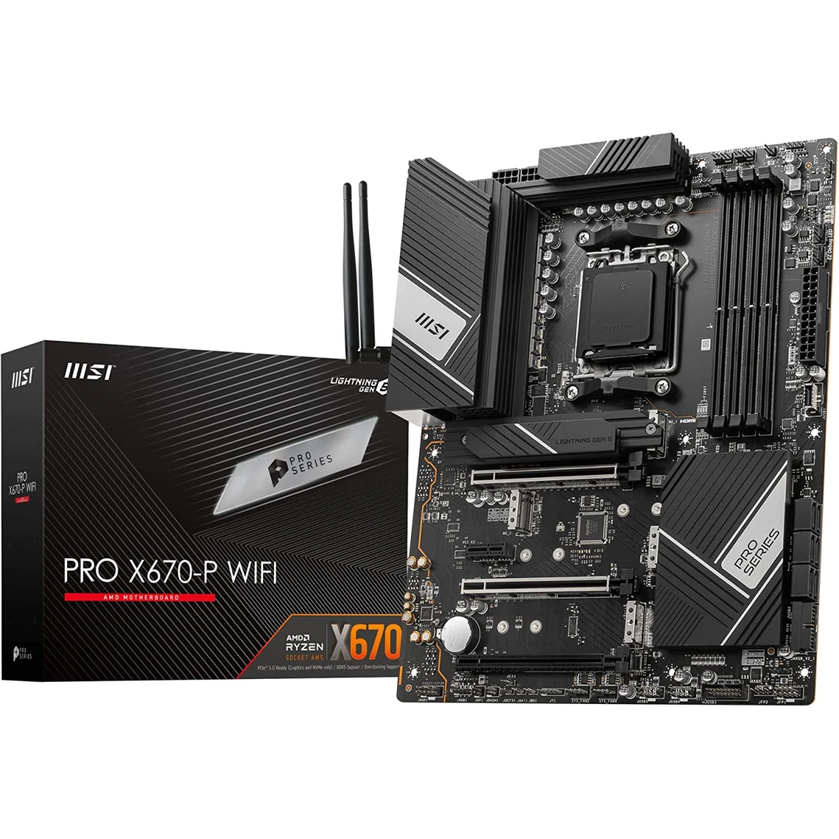 product-name:MSI PRO X670-P WIFI AM5 For Ryzen 7000 DDR5 USB4® Header ATX Motherboard,supplier-name:Mania Computer Store