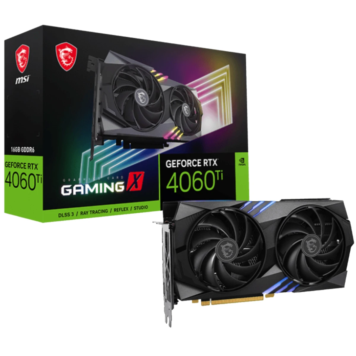 product-name:MSI GAMING X GeForce RTX 4060 Ti OC Edition 16GB GDDR6 DLSS 3 HDMI 2.1 Graphic Card,supplier-name:Mania Computer Store