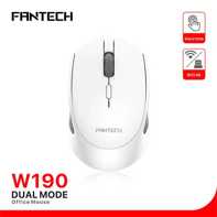 product-name:FANTECH W190 SILENT SWITCH AMBIDEXTROUS OFFICE MOUSE – White,supplier-name:Mania Computer Store