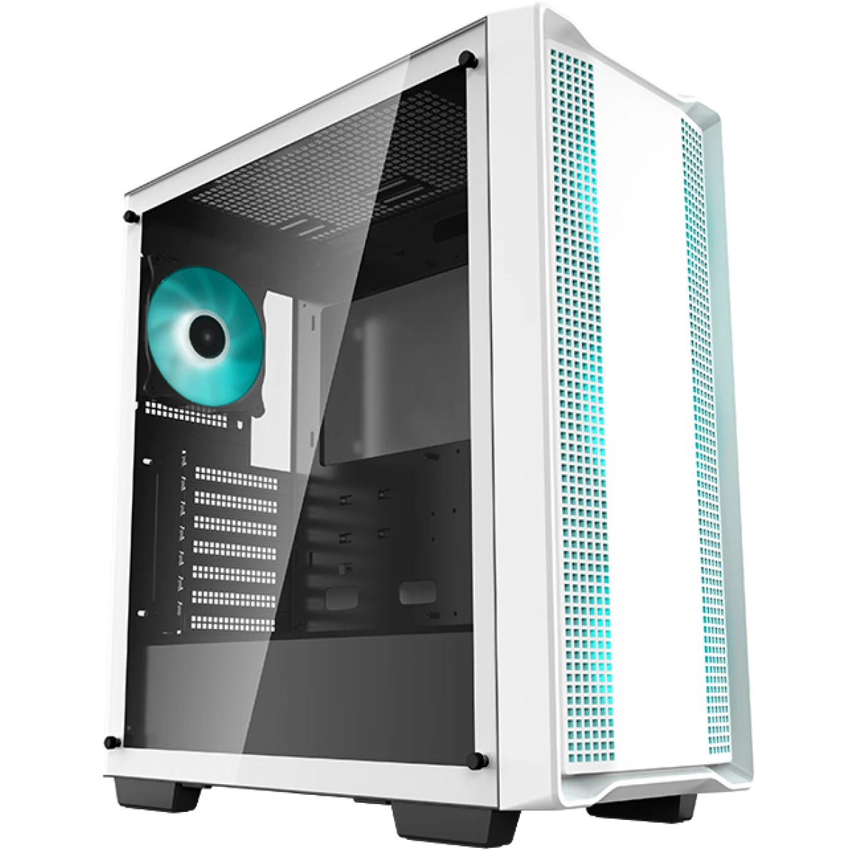 product-name:DEEPCOOL CC560 Mid-Tower Gaming Case Pre-Installed 3 x 120mm LED Fans - White,supplier-name:Mania Computer Store