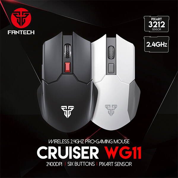 product-name:Fantech CRUISER WG11 Wireless Gaming Mouse,supplier-name:Mania Computer Store