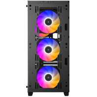 product-name:DEEPCOOL CC560 FS Mid-Tower Gaming Case Pre-Installed 3 x 120mm RGB Fans - Black,supplier-name:Mania Computer Store