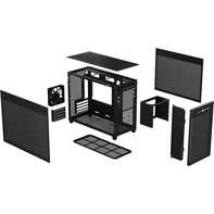 product-name:ASUS Prime AP201 MicroATX Tool-Free Side Panels & a Quasi-Filter Mesh Support 360mm Coolers & Graphics Cards 338mm Long - Black,supplier-name:Mania Computer Store