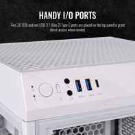 product-name:Thermaltake The Tower 100 Mini Tower Tempered Glass M-ITX Case - White,supplier-name:Mania Computer Store