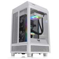 product-name:Thermaltake The Tower 100 Mini Tower Tempered Glass M-ITX Case - White,supplier-name:Mania Computer Store