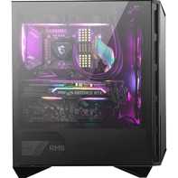 product-name:MSI MPG GUNGNIR 110R Premium Mid-Tower Gaming PC Case 4 x ARGB 120mm Fans Liquid Cooling Support up to 360mm Radiator - Black,supplier-name:Mania Computer Store